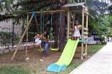 Крым Партенит  гостевой дом детская  площадка 